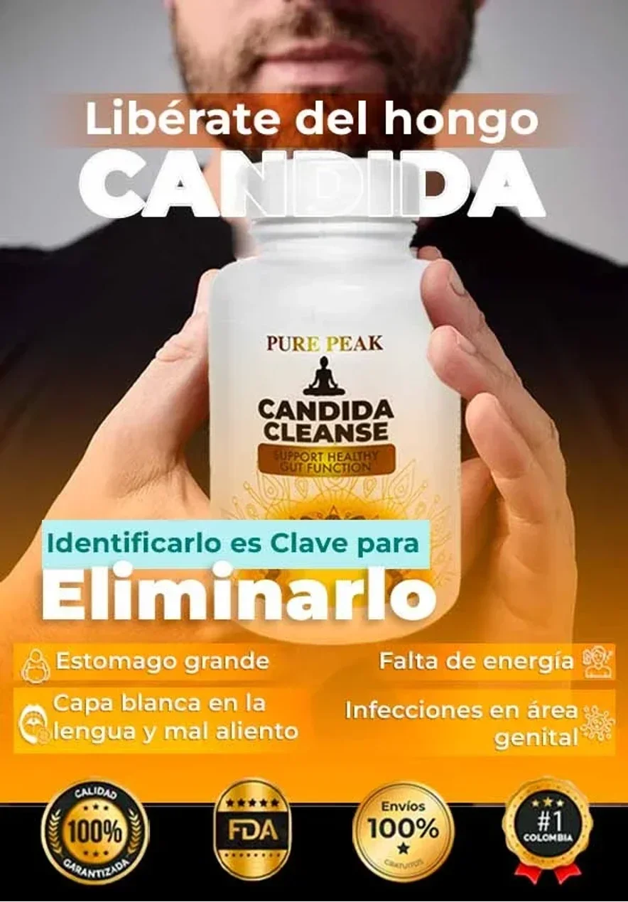 Pure peak™ Candida Cleanse: desparacitador apoyo para el intestino y el colon