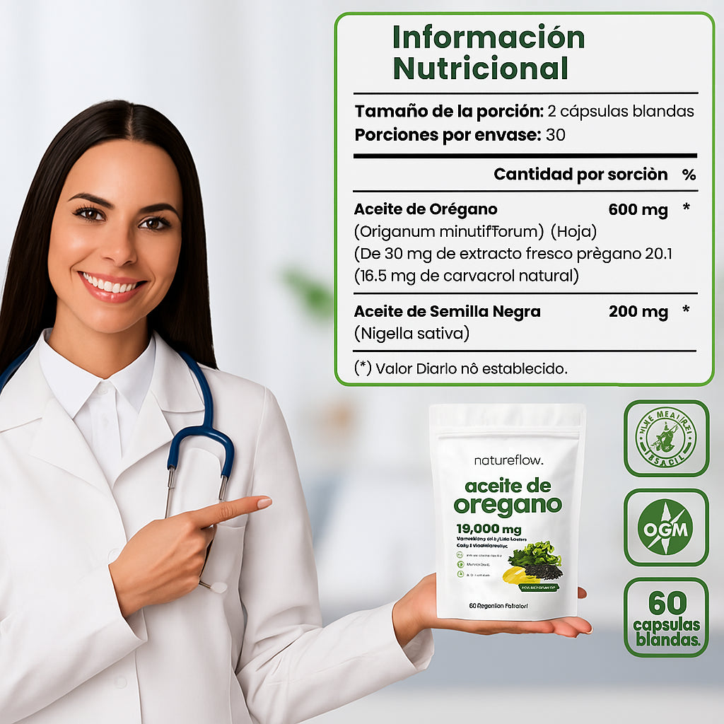 ACEITE DE ORÉGANO PREMIUM CON ACEITE DE SEMILLA NEGRA