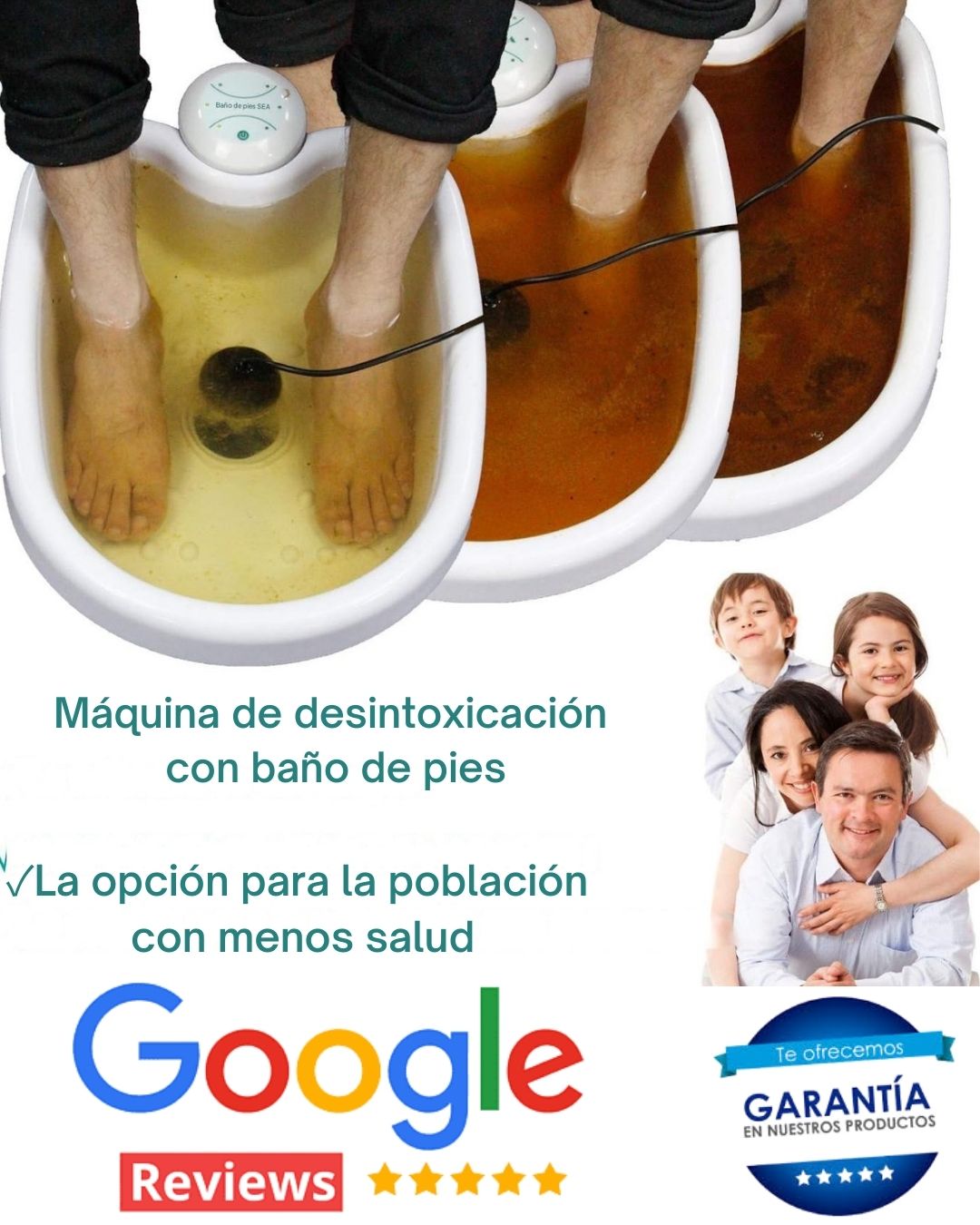 FOOT SPA desintoxicación iónica : terapia de salud y bienestar