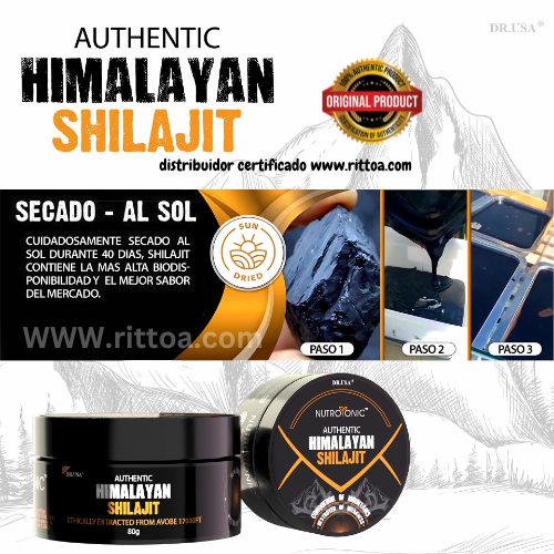 CERTIFICADO SHILAJIT ® ORIGINAL HIMALAYA