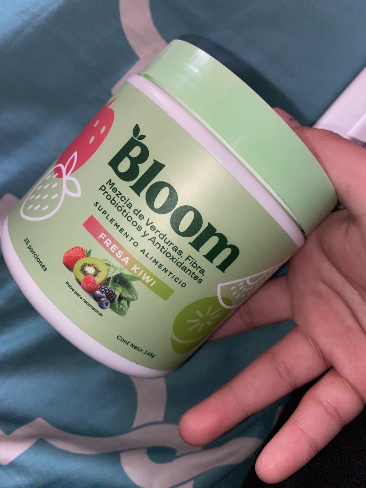 BLOOM®-Mezcla de Verduras, Antioxidantes y Probióticos en polvo Frutos Rojos