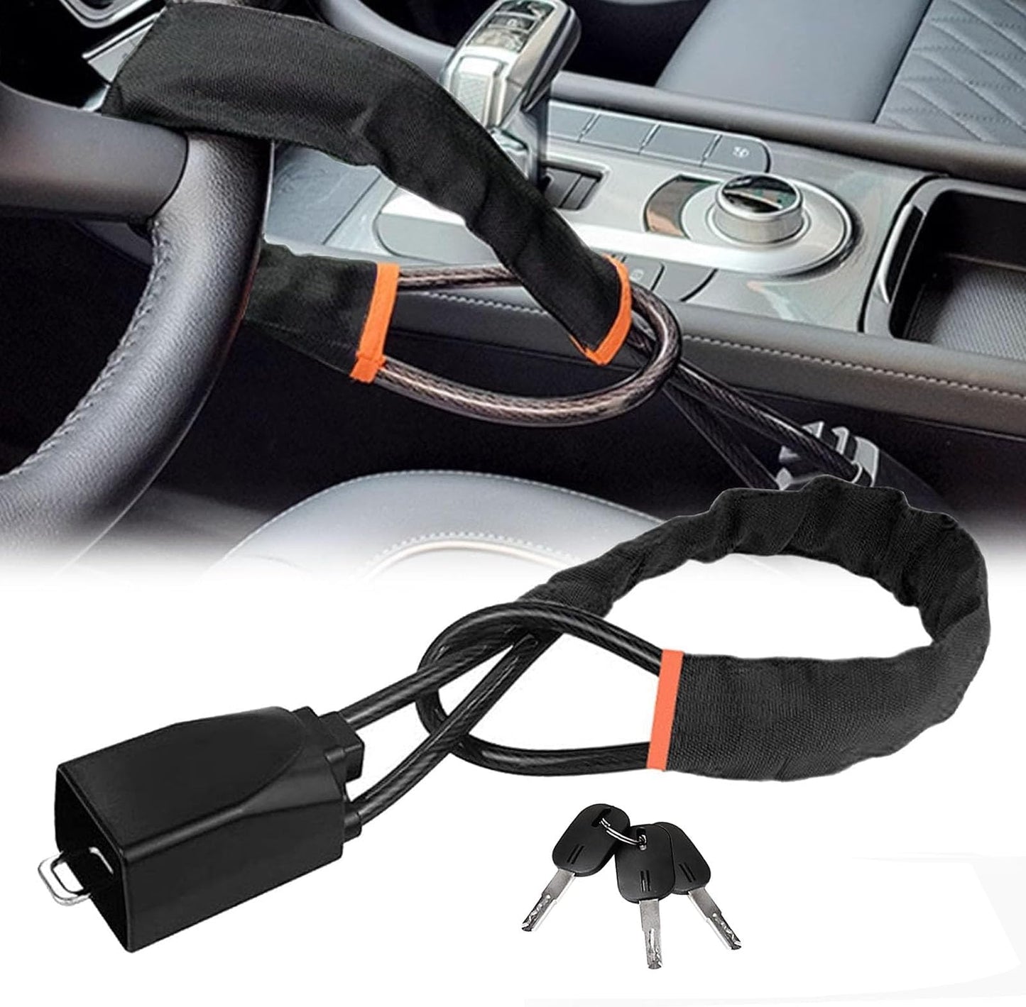 TRANCA VOLANTE AL CINTURON DE AutoGuard™ 🚗🔒