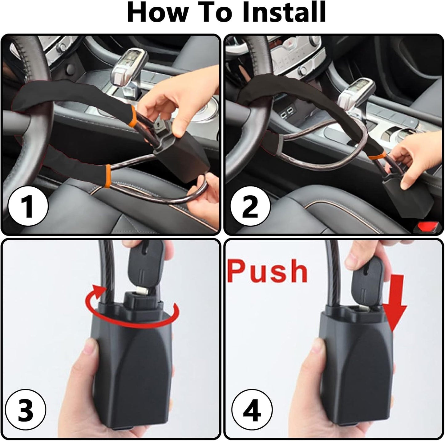 TRANCA VOLANTE AL CINTURON DE AutoGuard™ 🚗🔒