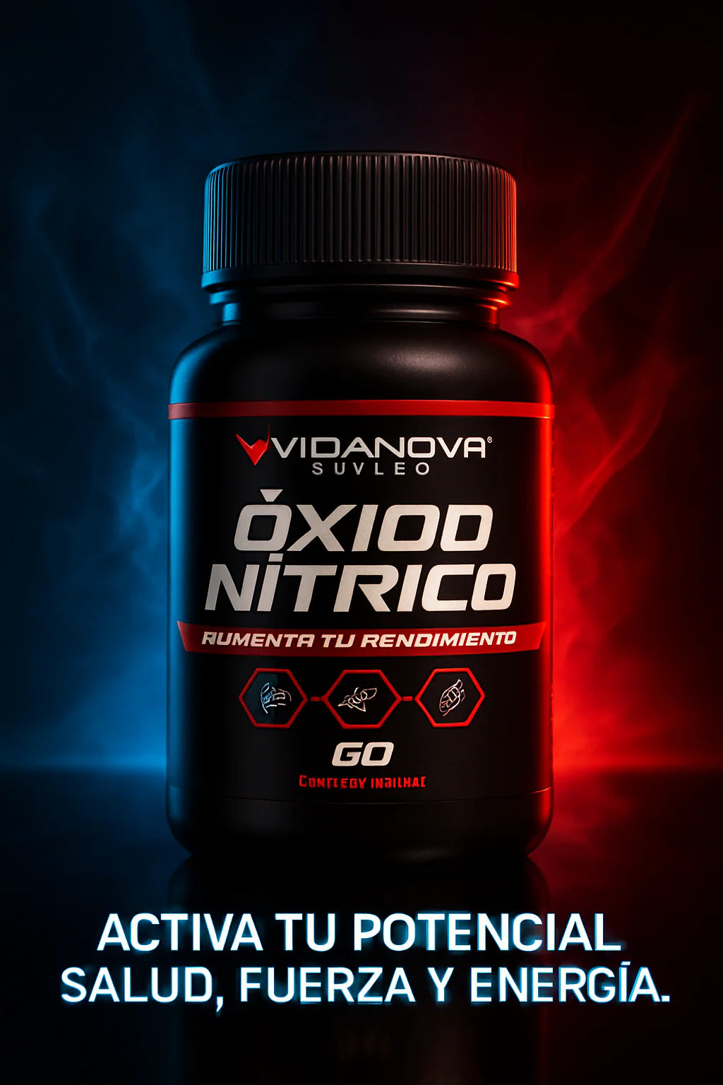 ÓXIDO NÍTRICO Premium - Suplemento 1000 mg