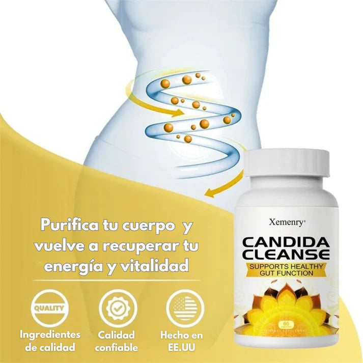 Pure peak™ Candida Cleanse: desparacitador apoyo para el intestino y el colon