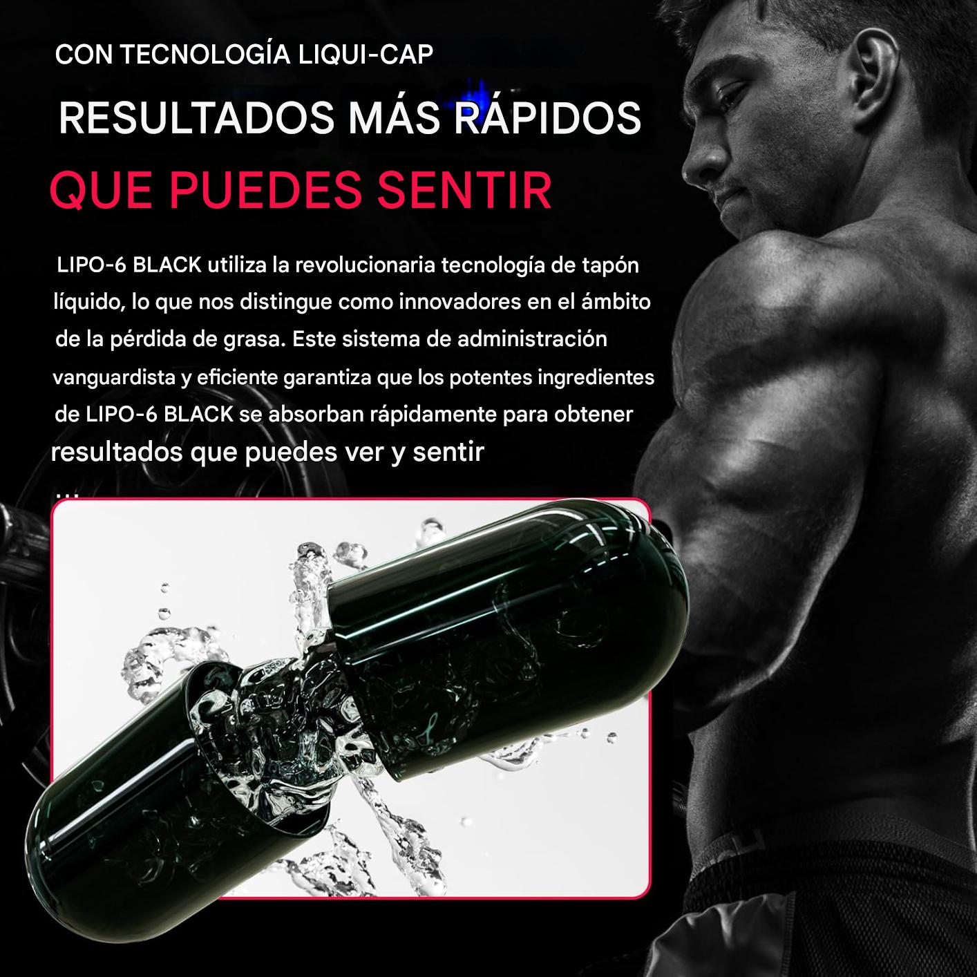 LIPO-6 BLACK ULTRA CONCENTRATE de Nutrex: Fórmula Súper Concentrada para la Pérdida de Grasa