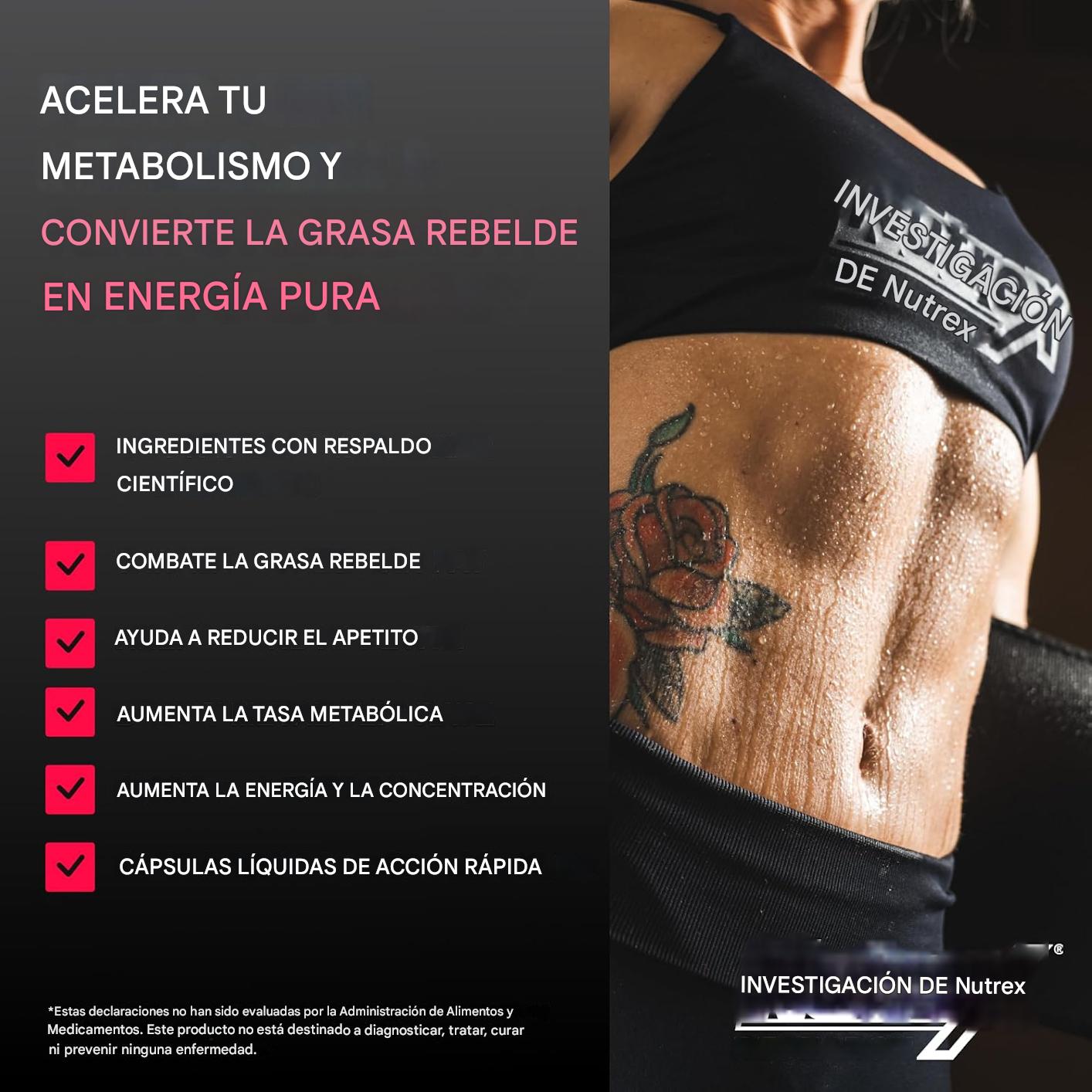 LIPO-6 BLACK ULTRA CONCENTRATE de Nutrex: Fórmula Súper Concentrada para la Pérdida de Grasa