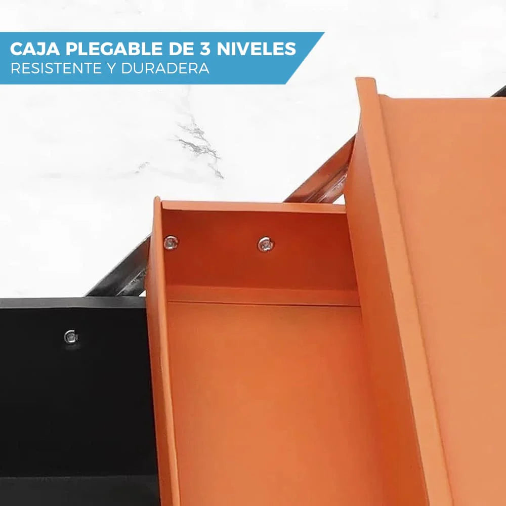 CAJA DE HERRAMIENTAS MAX PROFESIONAL DE 3 NIVELES | INCLUYE 85 PIEZAS 🛠️