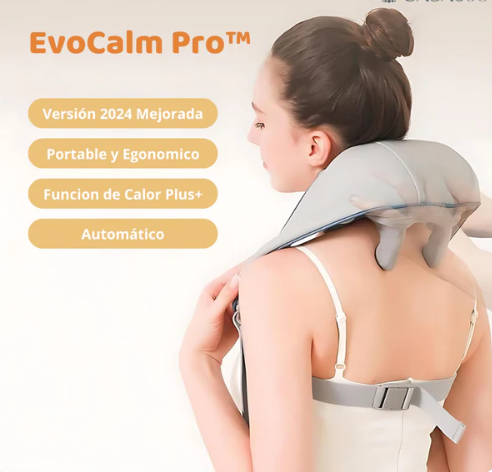 EVOCALM PRO™ MASAJEADOR MULTIFUNCION 4 EN 1+ ENVIO GRATIS