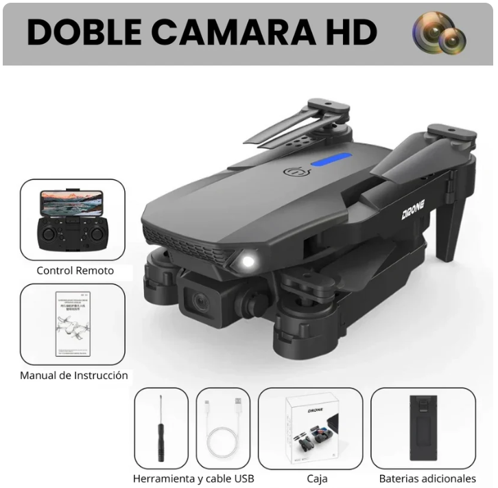 Flydrone ® - Dron Con Camara Full Hd 4k