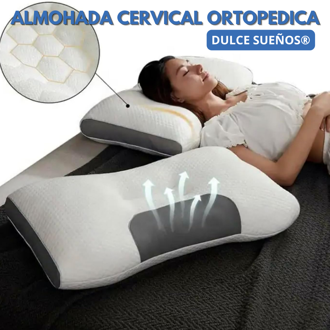 2X1 ALMOHADA CERVICAL ORTOPEDICA DULCE SUEÑOS®🎁PAGUE 1 LLEVE 2🎁