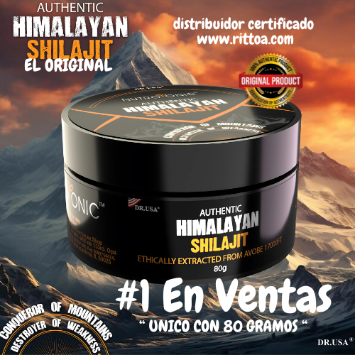 CERTIFICADO SHILAJIT ® ORIGINAL HIMALAYA