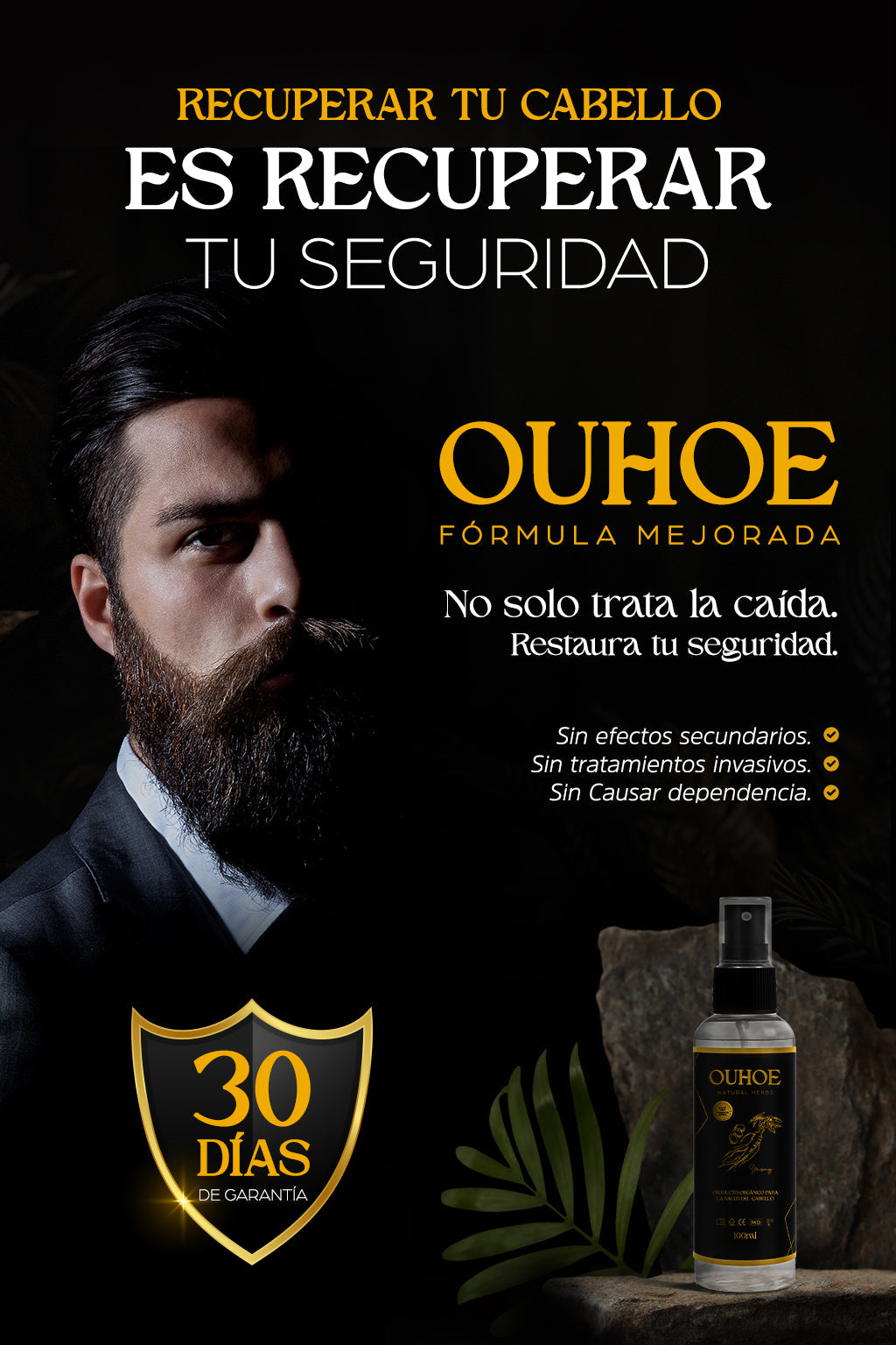 Tónico Capilar - OUHOE® Premium Natural Herbs 2x1