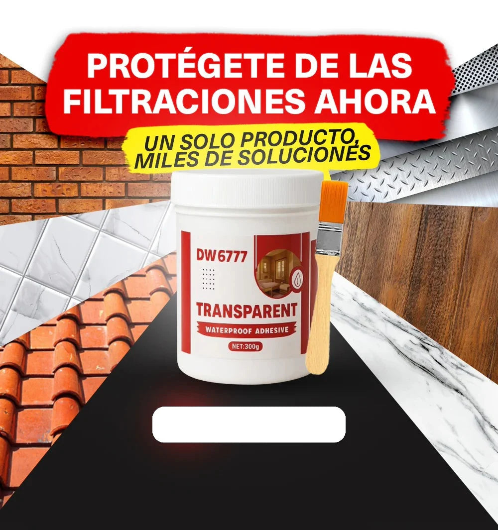 Reparador de fugas recistente al agua Sellador 2 en 1