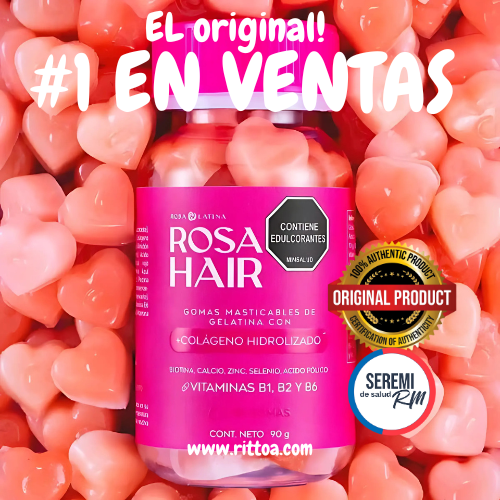 Rosa Hair Gummies® – Gomitas Premium