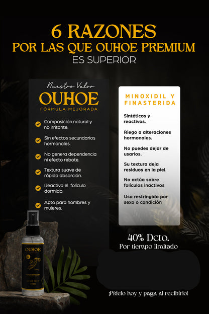 Tónico Capilar - OUHOE® Premium Natural Herbs 2x1