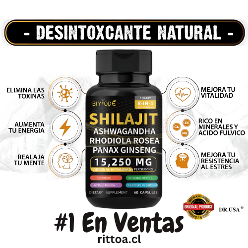 SHILAJIT MAX™ 8 EN 1 Fortificado