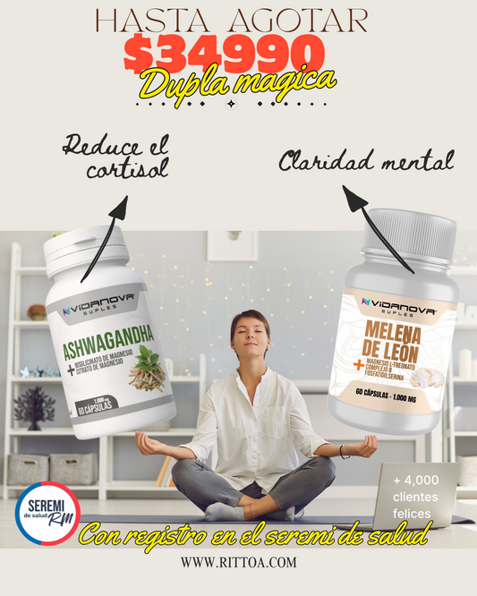 pack MELENA DE LEON FORTIFICADA + ASHWAGANDHA