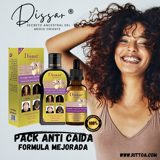 Pack Shampoo Y Serum Anticaida Jengibre DISSAR ®