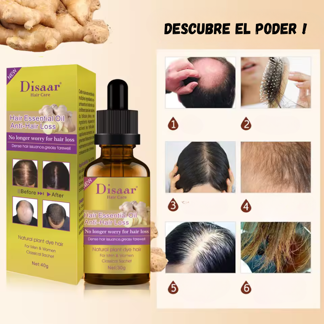 Pack Shampoo Y Serum Anticaida Jengibre DISSAR ®