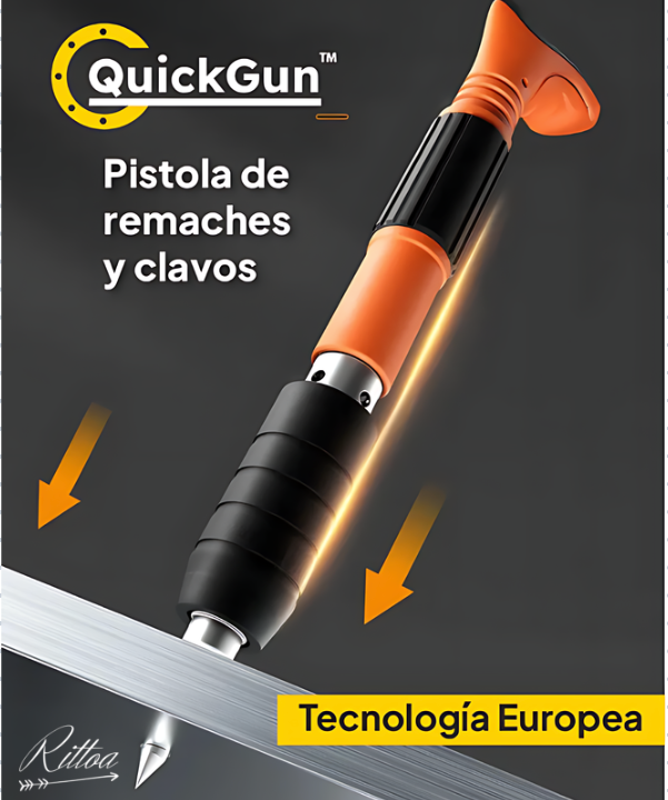 Pistola de Clavos  QUICK GUN  [Maletín + Clavos de Regalo +EPP ] 40%off ⏰