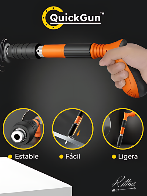 Pistola de Clavos  QUICK GUN  [Maletín + Clavos de Regalo +EPP ] 40%off ⏰