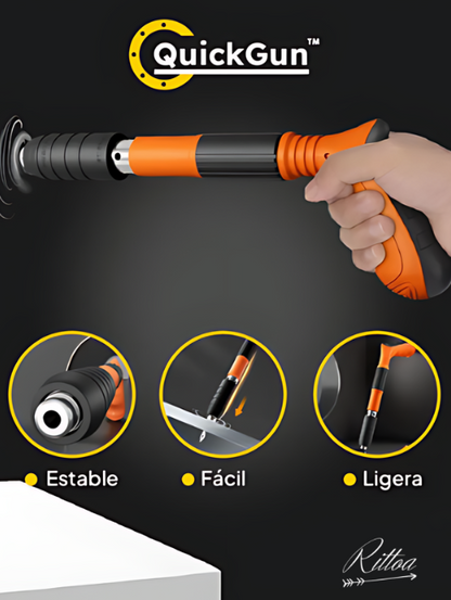 Pistola de Clavos  QUICK GUN  [Maletín + Clavos de Regalo +EPP ] 40%off ⏰