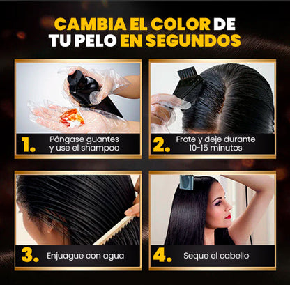 SHAMPOO DISSAR® CUBRE CANAS UNISEX 2 EN 1