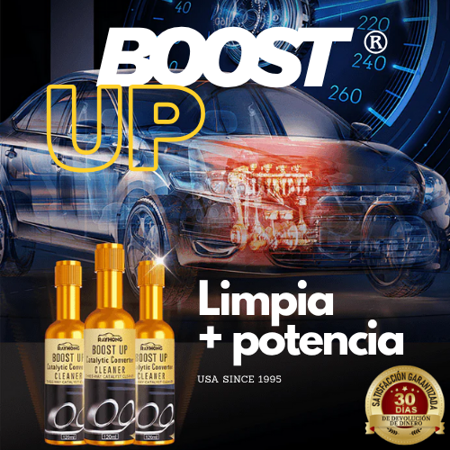 BOOST UP - Potenciador  y Limpiador de carbonilla del motor