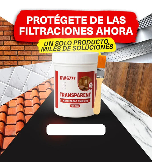 Reparador de fugas recistente al agua  Sellador 2 en 1